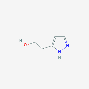 molecular formula C5H8N2O B2570587 2-(1H-Pyrazol-3-YL)ethanol CAS No. 32385-74-3