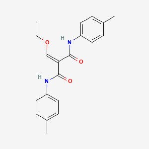molecular formula C20H22N2O3 B2570601 2-(ethoxymethylidene)-N,N'-bis(4-methylphenyl)propanediamide CAS No. 324580-78-1