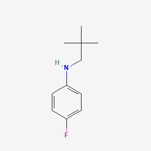 molecular formula C11H16FN B2570609 N-(2,2-二甲基丙基)-4-氟苯胺 CAS No. 1226148-72-6