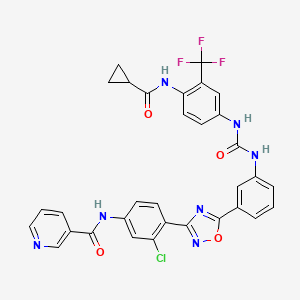 molecular formula C32H23ClF3N7O4 B2570638 Egfr-IN-8 