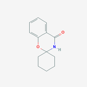 molecular formula C13H15NO2 B2570649 spiro[3H-1,3-benzoxazine-2,1'-cyclohexane]-4-one CAS No. 40033-95-2