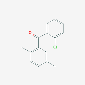 molecular formula C15H13ClO B2570660 (2-Chlorophenyl)(2,5-dimethylphenyl)methanone CAS No. 70132-79-5