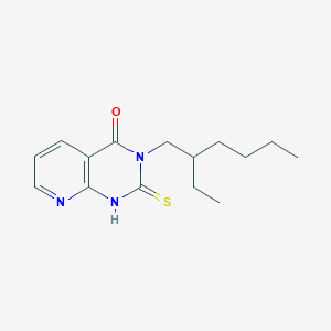 3-(2-ethylhexyl)-2-sulfanylidene-1H-pyrido[2,3-d]pyrimidin-4-one