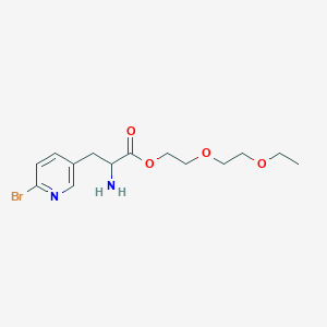 2-(2-Ethoxyethoxy)ethyl 2-amino-3-(6-bromopyridin-3-yl)propanoate