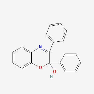 molecular formula C20H15NO2 B2570735 2,3-Diphenyl-2H-1,4-benzoxazin-2-ol CAS No. 78685-85-5