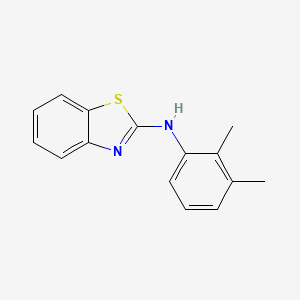 molecular formula C15H14N2S B2570741 N-(2,3-二甲苯基)-1,3-苯并噻唑-2-胺 CAS No. 328020-75-3