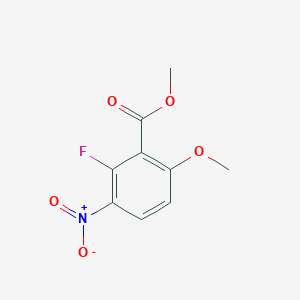 molecular formula C9H8FNO5 B2570755 Methyl 2-fluoro-6-methoxy-3-nitrobenzoate CAS No. 1956318-68-5