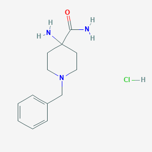 4-Amino-1-benzylpiperidine-4-carboxamide hydrochloride