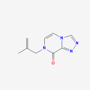 7-(2-Methylprop-2-enyl)-[1,2,4]triazolo[4,3-a]pyrazin-8-one