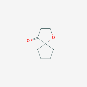 molecular formula C8H12O2 B2570912 1-Oxaspiro[4.4]nonan-4-one CAS No. 68978-78-9