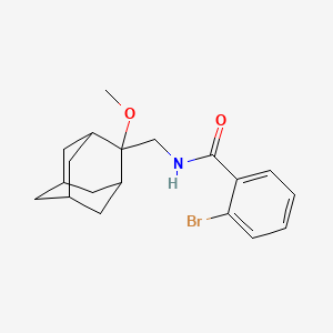 2-bromo-N-(((1R,3S,5r,7r)-2-methoxyadamantan-2-yl)methyl)benzamide