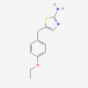 5-(4-Ethoxybenzyl)-1,3-thiazol-2-amine