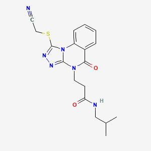 Methyl 4-methyl-2-[({[(2-thiomorpholin-4-ylpyridin-4-yl)methyl]amino}carbonyl)amino]benzoate