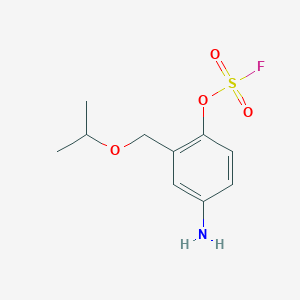 4-Amino-1-fluorosulfonyloxy-2-(propan-2-yloxymethyl)benzene