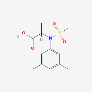 N-(3,5-Dimethylphenyl)-N-(methylsulfonyl)alanine