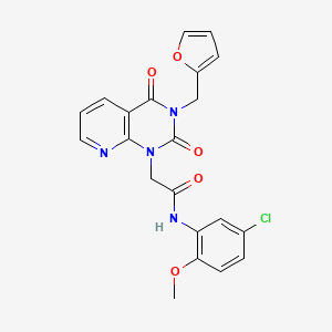 N-(5-chloro-2-methoxyphenyl)-2-[3-(2-furylmethyl)-2,4-dioxo-3,4-dihydropyrido[2,3-d]pyrimidin-1(2H)-yl]acetamide