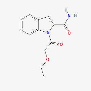 molecular formula C13H16N2O3 B2570940 1-(2-乙氧基乙酰)吲哚-2-甲酰胺 CAS No. 1103513-84-3