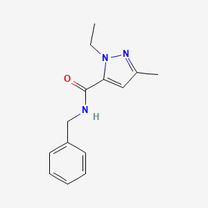 N-benzyl-1-ethyl-3-methyl-1H-pyrazole-5-carboxamide