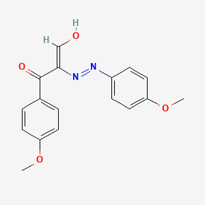 (2E)-3-(4-methoxyphenyl)-2-[2-(4-methoxyphenyl)hydrazin-1-ylidene]-3-oxopropanal