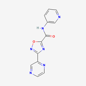 3-(pyrazin-2-yl)-N-(pyridin-3-yl)-1,2,4-oxadiazole-5-carboxamide