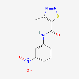 4-methyl-N-(3-nitrophenyl)-1,2,3-thiadiazole-5-carboxamide