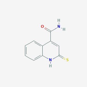 2-Mercaptoquinoline-4-carboxamide