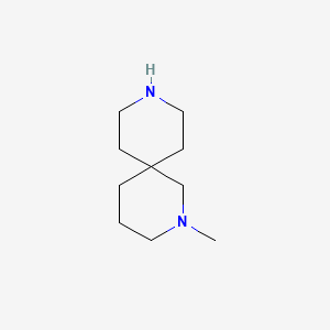 molecular formula C10H20N2 B2571060 2-Methyl-2,9-diazaspiro[5.5]undecane CAS No. 933714-00-2