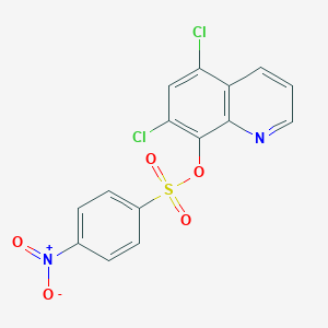 5,7-Dichloroquinolin-8-yl 4-nitrobenzene-1-sulfonate