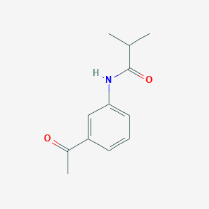 molecular formula C12H15NO2 B2571087 N-(3-乙酰苯基)-2-甲基丙酰胺 CAS No. 80945-16-0