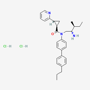 molecular formula C30H39Cl2N3O B2571117 (1R,2R)-2-PCCA(hydrochloride) CAS No. 1609563-71-4