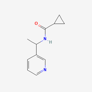 N-[1-(pyridin-3-yl)ethyl]cyclopropanecarboxamide