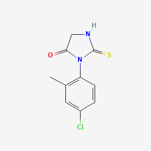 3-(4-Chloro-2-methylphenyl)-2-sulfanylideneimidazolidin-4-one