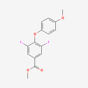 3,5-Diiodo-4(4'-methoxyphenoxy)benzoic acid methyl ester