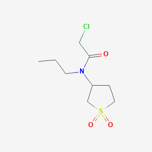 N-(1,1-dioxothiolan-3-yl)-2-chloro-N-propylacetamide