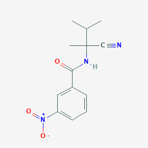 N-(2-Cyano-3-methylbutan-2-yl)-3-nitrobenzamide