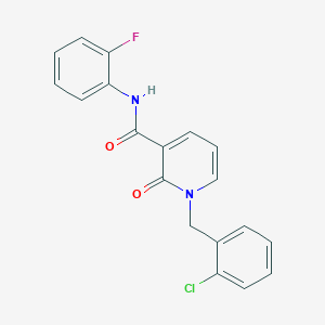 1-(2-chlorobenzyl)-N-(2-fluorophenyl)-2-oxo-1,2-dihydropyridine-3-carboxamide