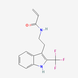 N-[2-[2-(Trifluoromethyl)-1H-indol-3-yl]ethyl]prop-2-enamide