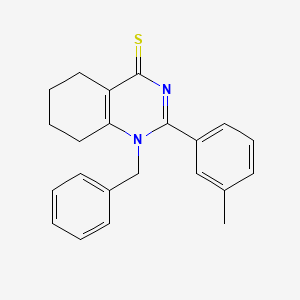 1-Benzyl-2-(3-methylphenyl)-5,6,7,8-tetrahydroquinazoline-4-thione