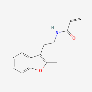 N-[2-(2-methyl-1-benzofuran-3-yl)ethyl]prop-2-enamide