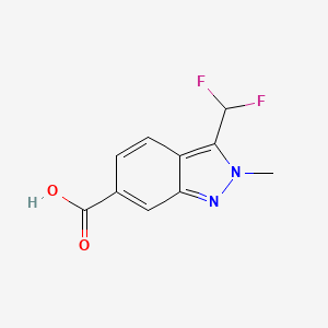 3-(Difluoromethyl)-2-methylindazole-6-carboxylic acid