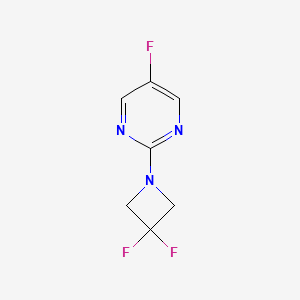 2-(3,3-Difluoroazetidin-1-yl)-5-fluoropyrimidine