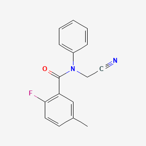 N-(Cyanomethyl)-2-fluoro-5-methyl-N-phenylbenzamide
