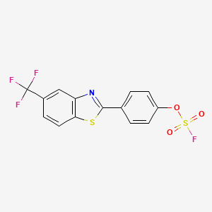 2-(4-Fluorosulfonyloxyphenyl)-5-(trifluoromethyl)-1,3-benzothiazole