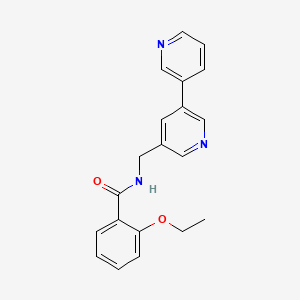 molecular formula C20H19N3O2 B2571320 N-([3,3'-bipyridin]-5-ylmethyl)-2-ethoxybenzamide CAS No. 2191214-16-9
