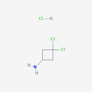 3,3-Dichlorocyclobutan-1-amine hydrochloride