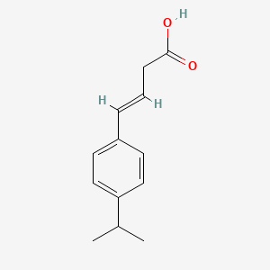 molecular formula C13H16O2 B2571376 4-[4-(Propan-2-yl)phenyl]but-3-enoic acid CAS No. 1263217-62-4; 1902154-88-4