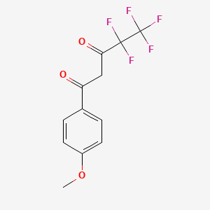 4,4,5,5,5-Pentafluoro-1-(4-methoxyphenyl)pentane-1,3-dione