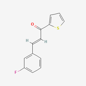 (2E)-3-(3-Fluorophenyl)-1-(thiophen-2-yl)prop-2-en-1-one