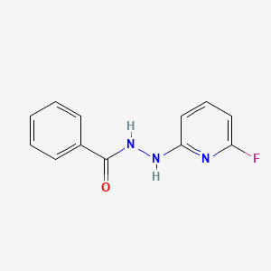 molecular formula C12H10FN3O B2571424 N'-(6-fluoropyridin-2-yl)benzohydrazide CAS No. 338753-84-7