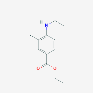 Ethyl 3-methyl-4-(propan-2-ylamino)benzoate